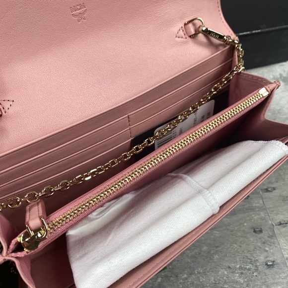 MCM Patricia Crossbody wallet viseto pink purse - Picture 6 of 8